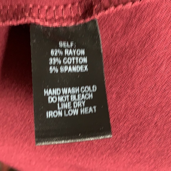 Lulu’s Cumulonimbus Clouds Burgundy Red Scallop Dress Sz M - Picture 9 of 10